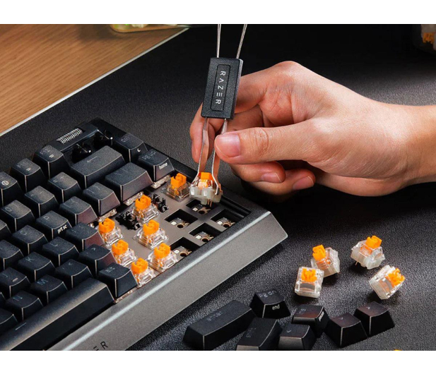 Razer BlackWidow V4 75% - Intl. US Layout Hot Swap (Orange) - 1504874 - zdjęcie 7